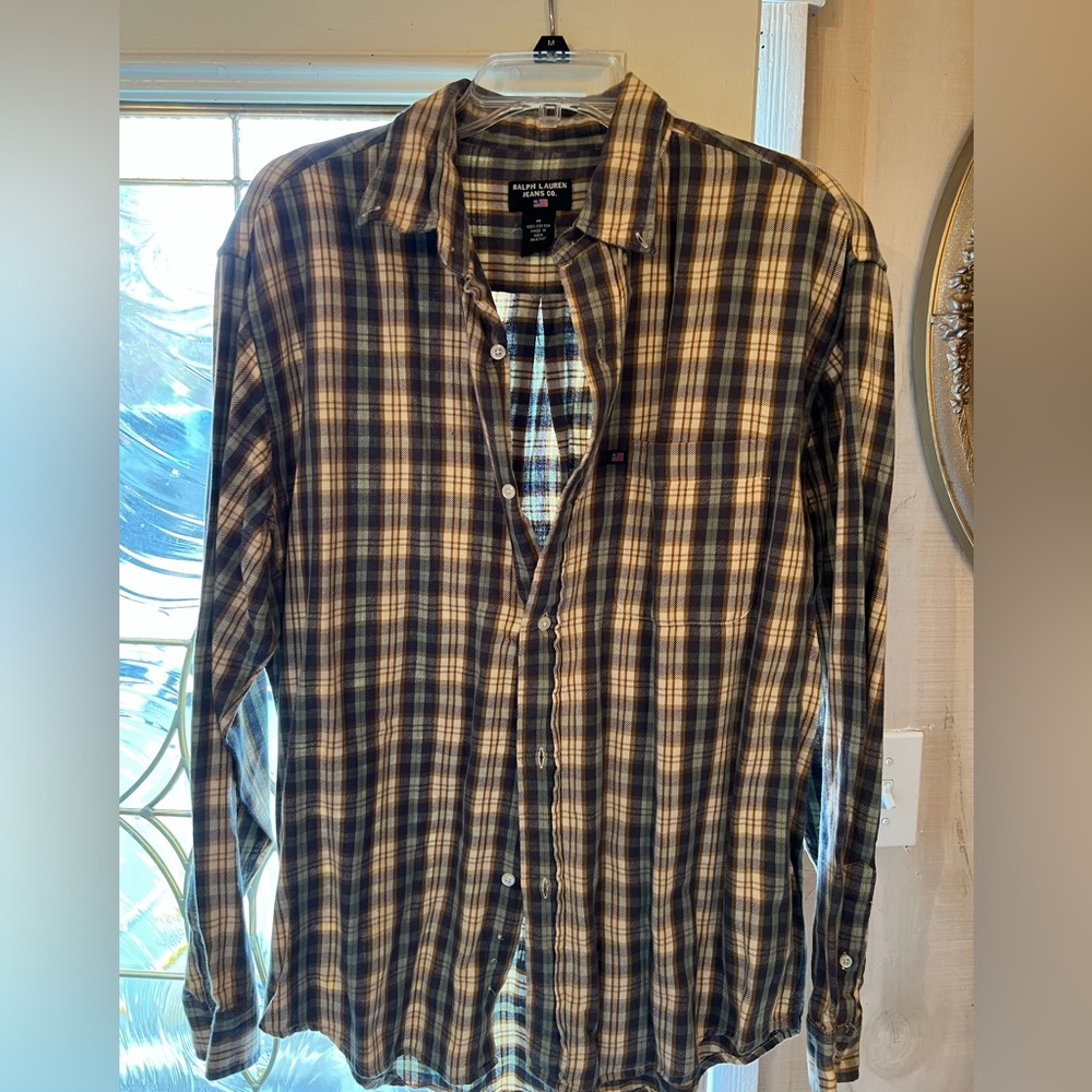 Men’s Ralph Lauren flannel sz medium